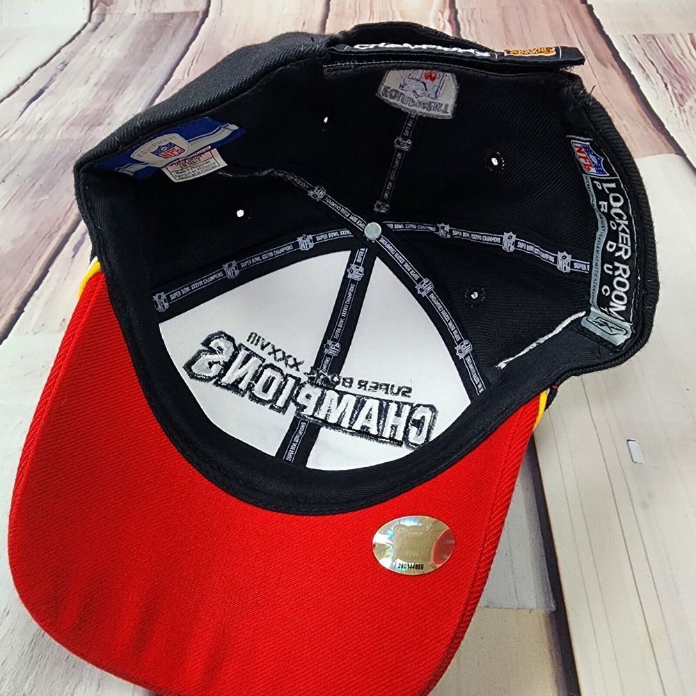 New England Patriots 3-peat NFL SuperBowl XXXVIII Champ Cap Hat Equipment Adj - Picture 5 of 7